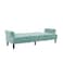 In House Nutella 2 In 1 Sofabed Velvet Upholstered - Light Turquoise