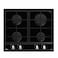 Teka GZC 64300 Gas on Glass Hob with ExactFlame function in 60 cm of butane gas