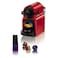 Nespresso Inissia Coffee Machine - Red - C40-EU-RE-NE + 30 Free Coffee Capsules