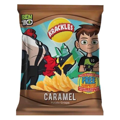 Krackles Toons Caramel Potato Crisps 30G