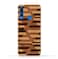 AMC Design Protective Case Cover for Huawei Y9 Prime (2019) with Wooden Stripes Pattern