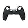 Generic-Black Replacement for PS5 Gamepad Sleeve Silicone Case Dustproof Protective Cover with Anti-slip Particle Compatible with Sony PlayStation PS5 Controller
