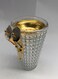 Generic Decorative Crystal Incense Burner With Golden Cover