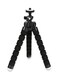 Generic - Flexible Sponge Tripod With Mount Bracket For Mobile Black