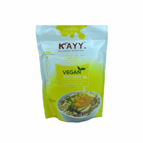 Kayy Banana Honey Vegan Protien Instant Oatmeal Packet - 300 grams