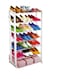 Vsell24 Shoe Rack Organizer, Shoe stand, Level Storage Rack, 7 Tier, Lightweight Metal Frame, Foldable And Portable