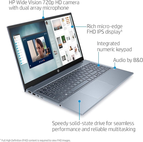 HP Pavilion Touch Laptop, 15.6&quot; FHD IPS Display, Intel Core i7-1195G7,Up to 5.0 GHz, 16GB RAM, 1TB PCIe SSD, Intel Iris Xe Graphics, Backlit KB, Wi-Fi 6, Type-C, Webcam, Win 11, W/ HDMI Cable