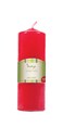 Pillar Candle 2x9in Deep Red
