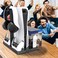 Geliebt Lynn PS5 Vertical Cooling Stand For PS5 Digital Edition/Ultra HD Console, Playstation 5 Console Charging Station Dock With PS5 Headset Organizer With 15 Game Slots, Black