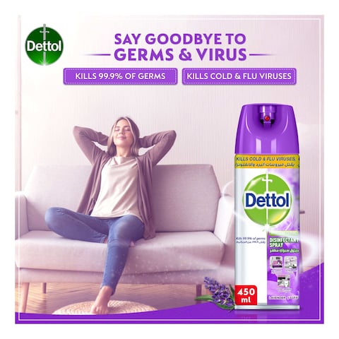 Dettol Anti-Bacterial Disinfectant Spray 450ml