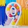 Ginger Ray Balloons Kit Mosaic Number 9 Stand- 81 cm Height- White
