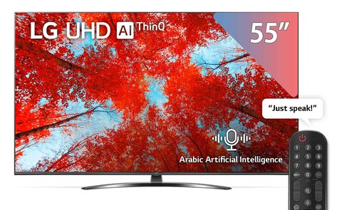 LG 55-inch 4K UHD Smart TV with Built-in Receiver - 55UQ91006LC