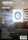 Geepas 4" Duct Fan GF21194, 2200 RPM, Exhaust Ventilation Fans, 13W, Perfect For Residential And Commercial Use, For Bathrooms, Kitchens, White - 2 Year Warranty