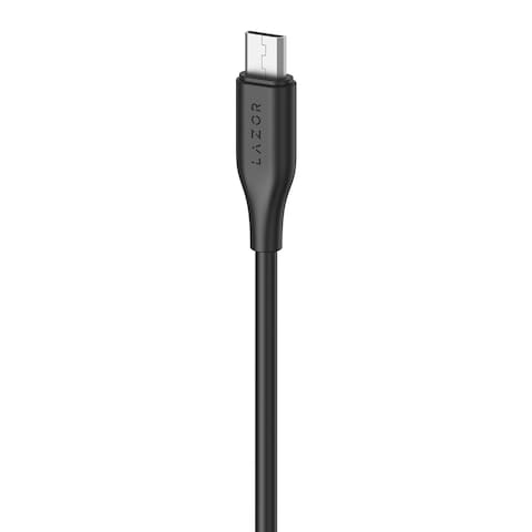 لازور فلوكس كابل مايكرو  USB بطول 1 متر - أسود