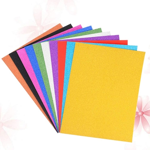 Generic Toyvian 30Pcs Shimmer Paper A4 Size Pearlescent Paper Photo Printing Paper Shinny Papers For Photo Craft Gift Wrapping Colorful