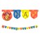 Harry Potter Hogwarts Houses Themed Happy Birthday Die-Cut Banner Multicolour 2m