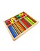 Counting Sticks Montessori Toys Math Educational Toy, Wooden Intelligence Sticks   Counting Rods with Box