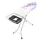 Enmac Black Ironing Board, Heat Resistant Iron Board with Steam Iron Rest, Foldable Ironing Stand With dork Gray Color structure 110 x 34 cm