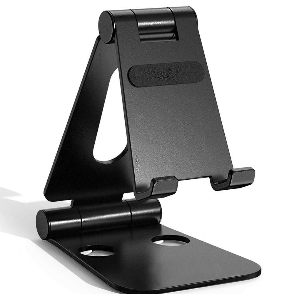 Folding Mobile Phone Desk Stand Black