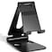 Folding Mobile Phone Desk Stand Black
