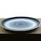 Shallow Reactive Scandi Dinner Plate 27Cm Blue