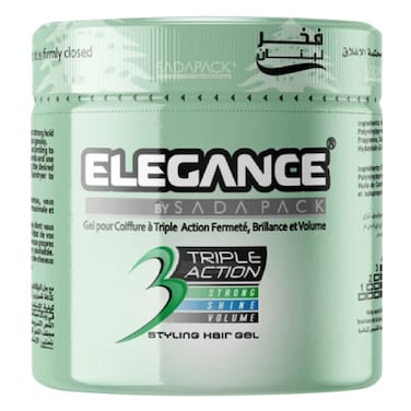 Elegance Plus Triple Action Styling Hair Gel 250ML