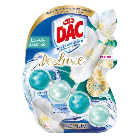 Buy DAC Deluxe Lovely Jasmine Toilet Rim Block 50g in Saudi Arabia