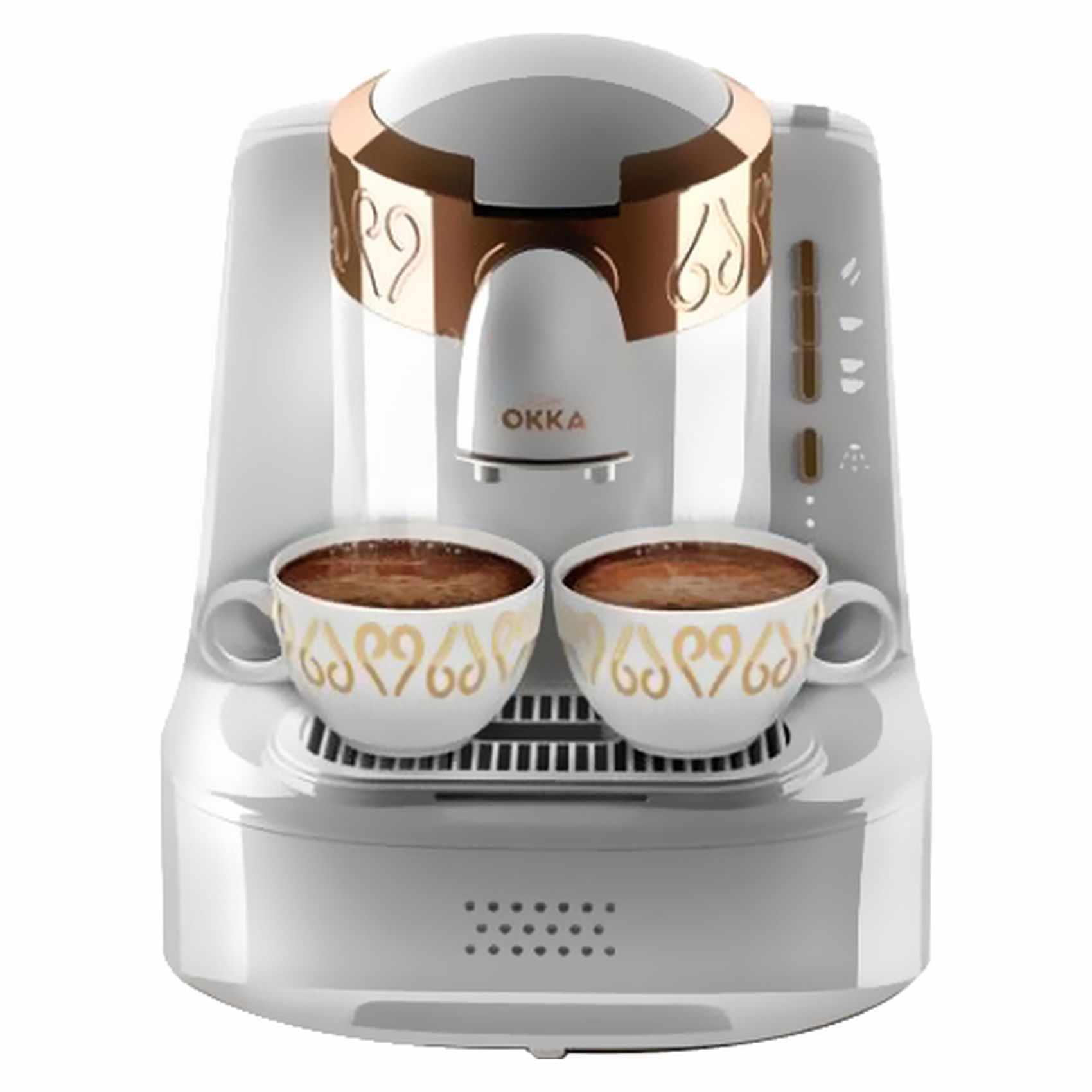 Arzum Ok001 Okka Automatic Turkish Coffee Machine White Copper