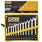 Combination spanner set 12pcs CrV (8,10,11,12,13,14,15,16,17,19,22 &amp; 24mm)