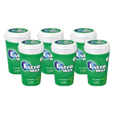 ريغليز إكسترا ميغا علكة بالنعناع خالية من السكر 51.5 غرام حزمة من 6