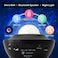 Starry Projector Light , Starry Sky Galaxy Projector With Speaker - Black