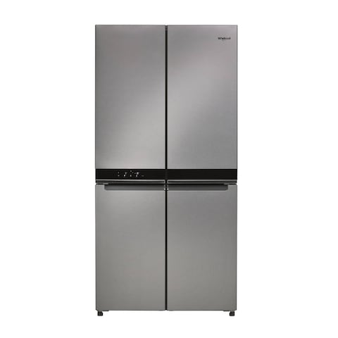 Whirlpool 591L Net Capacity side-by-side American Fridge Inox WQ9B1LUK