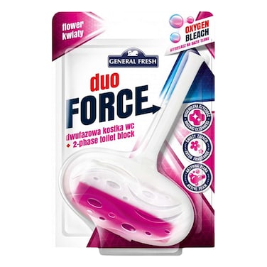 General Fresh Duo Force Flower Kwiaty Toilet Block 40g