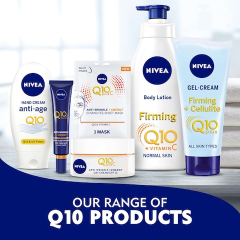 NIVEA Q10 Plus C Anti-Wrinkle + Energy Day Face Cream With Vitamin C 50ml