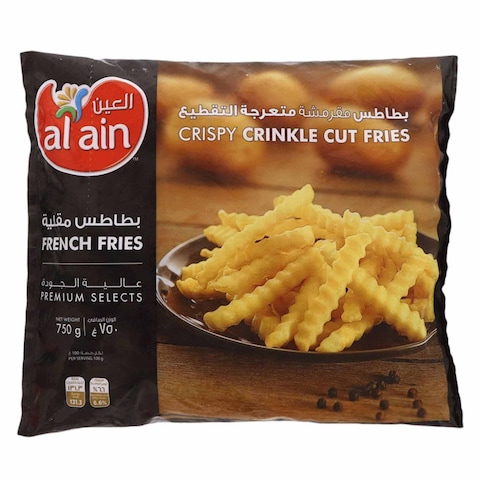 Al Ain Fries Crinkle Cut 750g