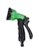 Generic Expandable Garden Hose Water Pipe With 8 Modes Spray Gun Green