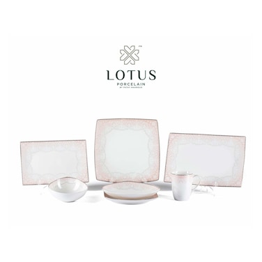لوتس ديملا طقم عشاء بورسلين - 33 قطعة