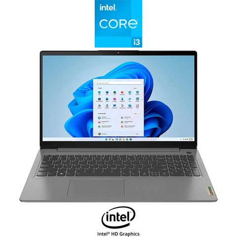 Lenovo IdeaPad 3 15ITL6 Laptop - Intel Core i3-1115G4 - 1TB HDD - 4GB RAM - 15.6-Inch - Intel UHD - FreeDos - Arctic Grey