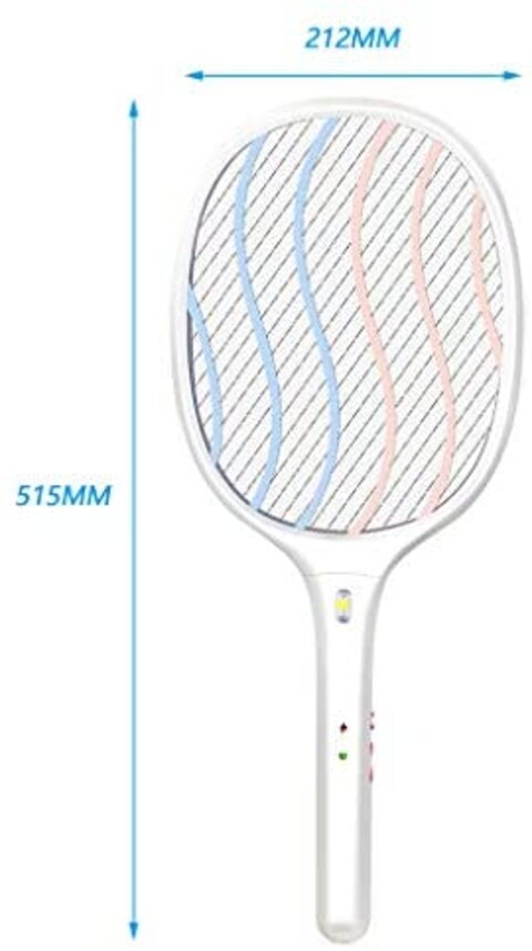 Generic New Type Led Rechargeable And Lighting Usb Charging Fly Swatter Mosquito Swatter