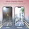 Moxedo Camera Lens Protector, 9H Tempered Glass, Aluminum Alloy Individual Ring Camera Cover Screen Protector Compatible for iPhone 13 6.1 inch/ 13 Pro Max 6.7 inch (SILVER)