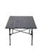 Sky-Touch Lightweight Outdoor Camping Folding Table With Aluminum Table Top And Carry Bag, Easy To Carry, Perfect For Outdoors, Picnic, Cooking, Beach, Hiking, And Fishing, 53X51X50cm, Black