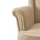 إن هاوس كرسي ملكي كتان بظهرية مجنحة - بيج فاتح - E3