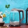 Olsenmark 1.8 L Kettle- OMK2394  1500W, 360-Degree Rotation Base with Safety Cut-Off  Transparent Glass Body, Perfect for Boiling Water, Milk, Tea  Overheat Protection, Dry Boil Protection