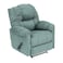 In House Velvet Classic Recliner Chair - Light Turquoise - NZ100