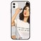 Theodor - Apple iPhone 12 6.1 inch Case Girl Making Eyebrow Flexible Silicone