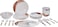 Royalford Royalfrod 35 Pieces Dinner Set, Rf6972, White, Melamine