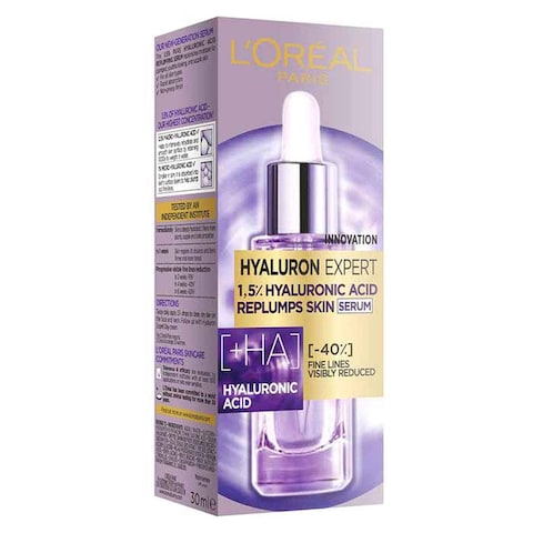 LOreal Paris Hyaluron Expert Serum with Hyaluronic Acid - 30 Ml