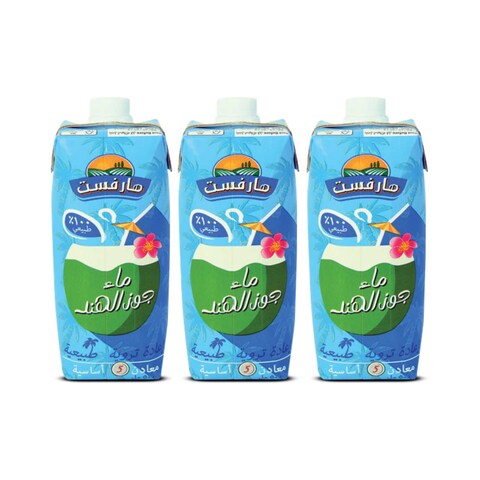 Buy Harvest Coconut Water 500ml 3 Pieces in Saudi Arabia