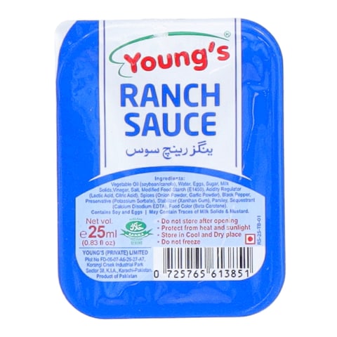 Young&#39;s Ranch Sauce 25 ml