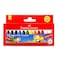 Faber Castell Bullet Wax Crayons Colours Multicolour Pack of 12
